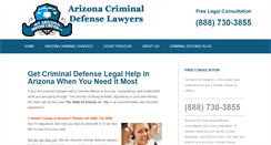 Desktop Screenshot of myarizonadefenselawyer.com